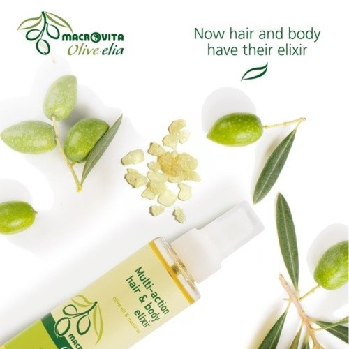 MACROVITA Olive.elia Multi-action eliksir do włosów i ciała z bio-oliwą i olejkiem mastyksowym 150ml