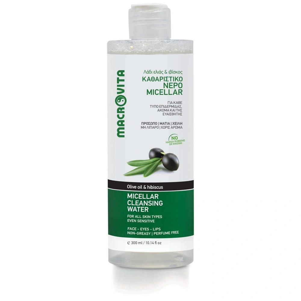 Macrovita naturalny płyn micelarny do wszystkich rodzajów cery z oliwą i hibiskusem 300ml