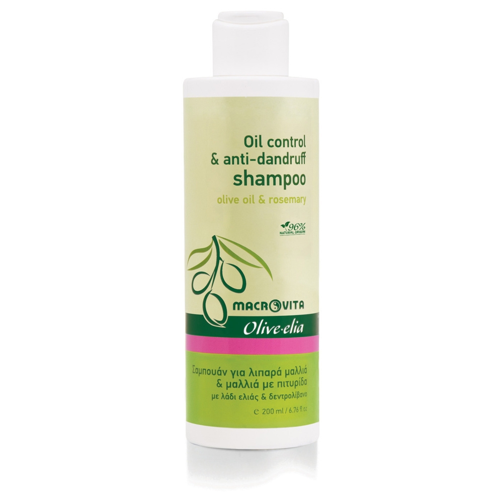 Macrovita Olive.elia szampon przeciwłupieżowy z bio-oliwą i rozmarynem 200ml