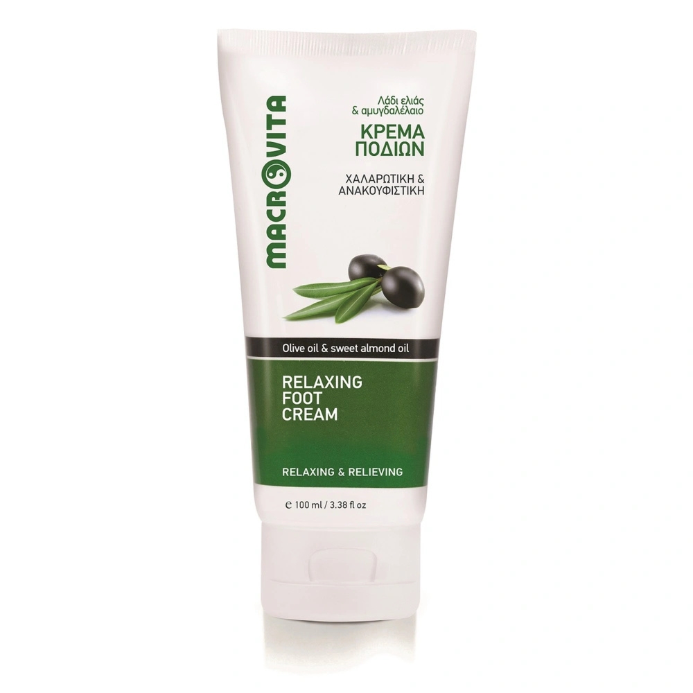 Macrovita relaksujący krem do stóp z bio-oliwą i olejkiem migdałowym 100ml