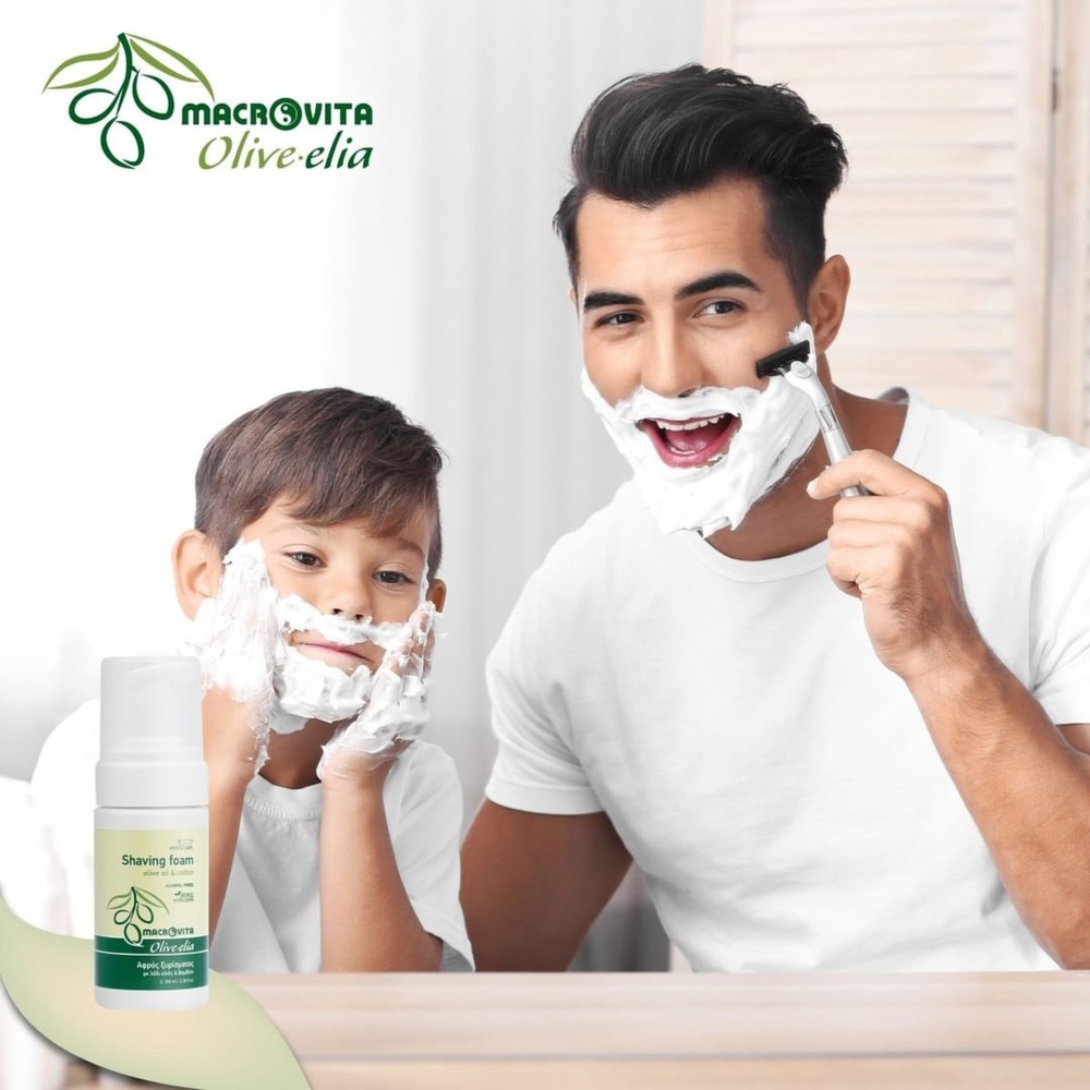 Macrovita Olive.elia naturalna pianka do golenia z bio-oliwą i chmielem 100ml