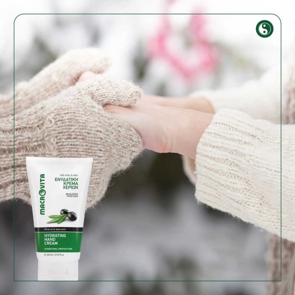 Macrovita naturalny krem nawilżający do dłoni z bio-oliwą i aloesem 60ml