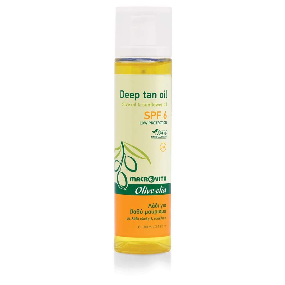 Macrovita Olive.elia olejek do skóry opalonej SPF6 z bio-oliwą i olejkiem ze słonecznika 100ml