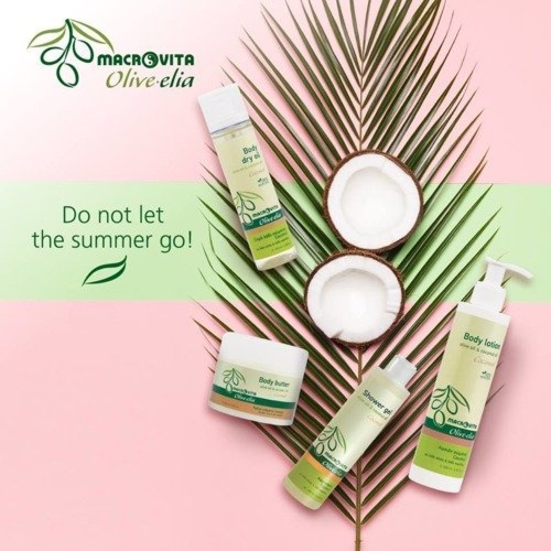 Macrovita Olive.elia Coconut naturalne masło do ciała z bio-oliwą i olejkiem kokosowym 50ml