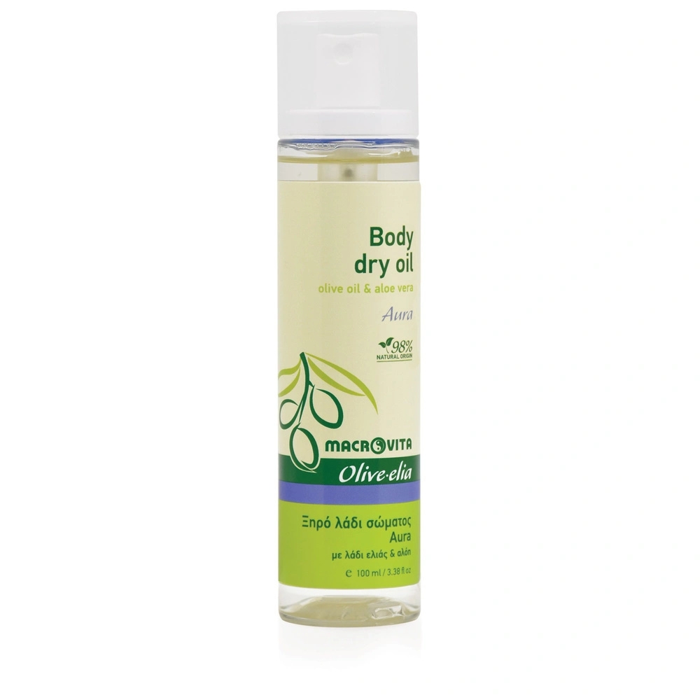 Macrovita Olive.elia Aura naturalny suchy olejek do ciała z bio-oliwą i aloesem 100ml