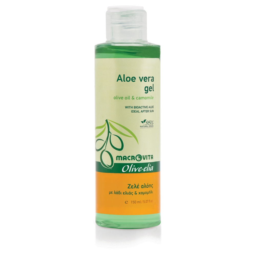 Macrovita Olive.elia aloesowy żel do ciała z bio-oliwą i rumiankiem 150ml