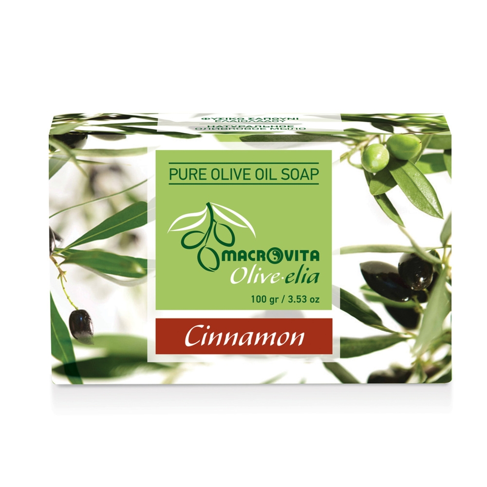 Macrovita Olive.elia mydło z czystej oliwy Cynamon 100g