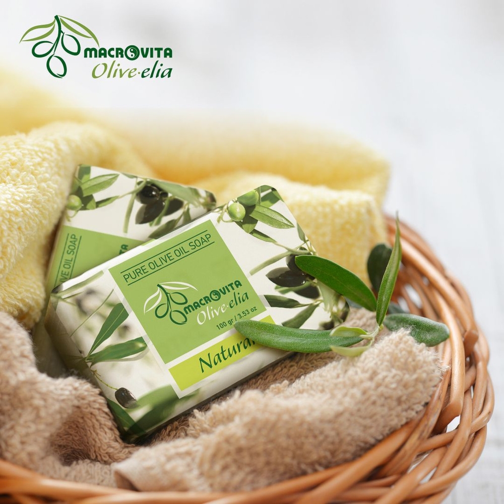 Macrovita Olive.elia mydło z czystej oliwy Oliwka 100g