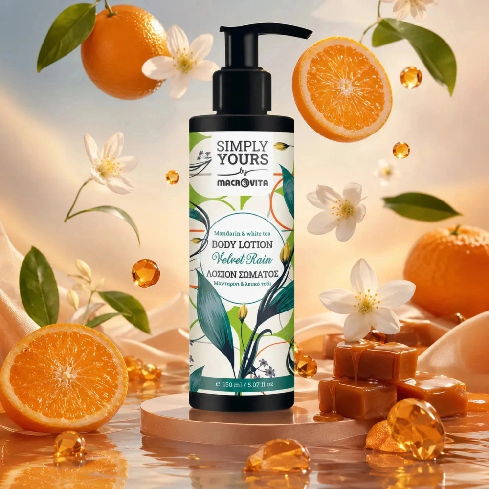 Macrovita balsam do ciała Velvet Rain mandarynka i biała herbata 150ml