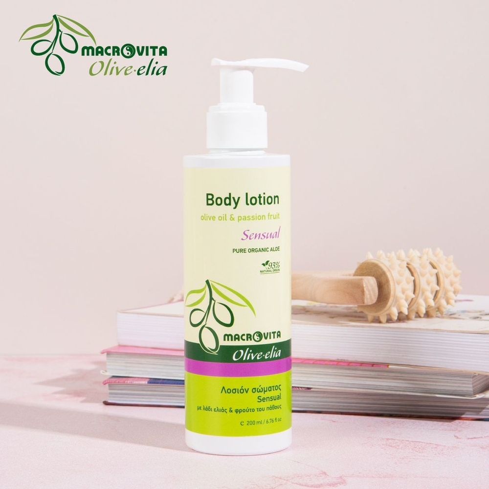 MACROVITA Olive.elia Sensual naturalne mleczko do ciała z bio-oliwą i passiflorą 200ml