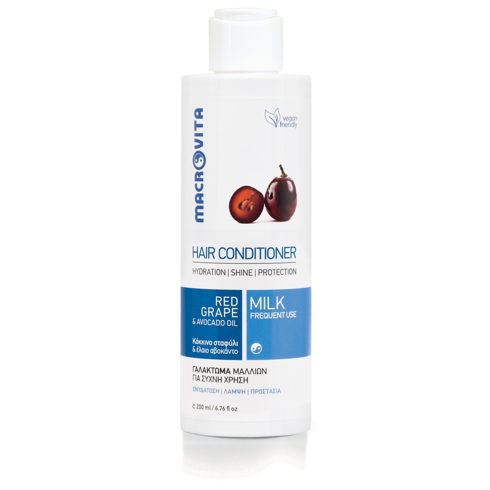 Macrovita naturalna odżywka do włosów z czerwonymi winogronami i olejkiem awokado 200ml