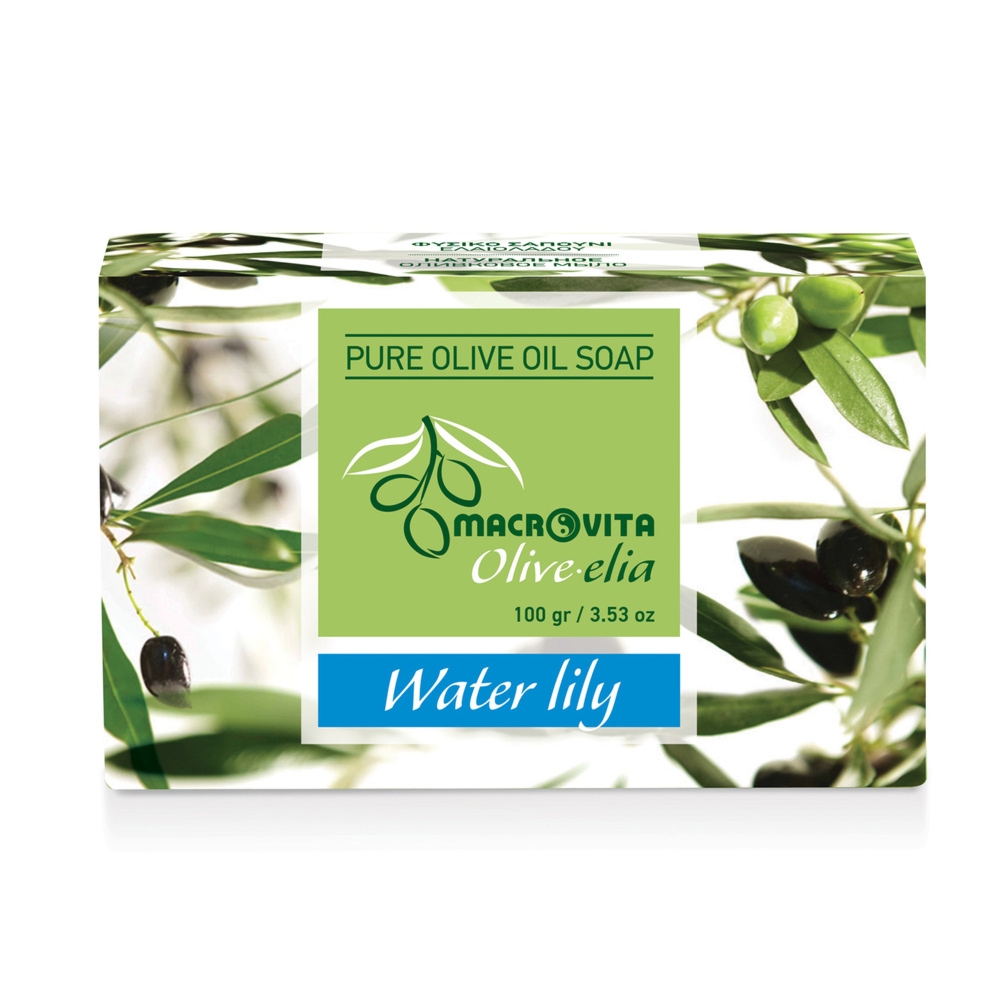 Macrovita Olive.elia mydło z czystej oliwy Lilia Wodna 100g