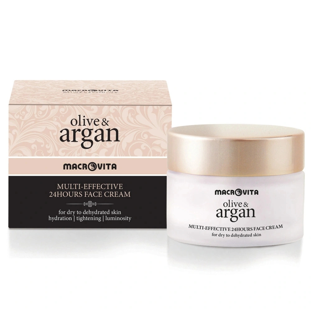 Macrovita Olive & Argan Multi-Effective naturalny 24-godzinny krem do cery suchej lub odwodnionej 50ml