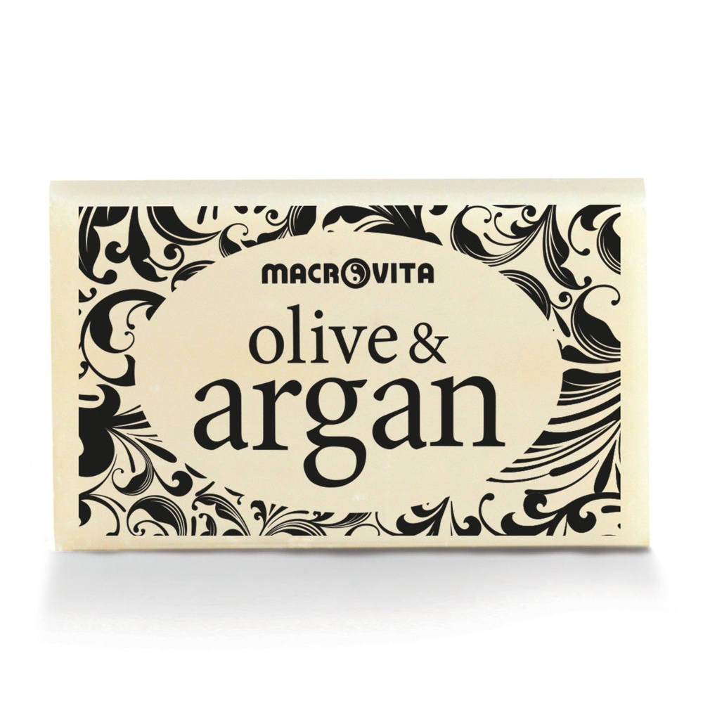 Macrovita Olive & Argan mydło z oliwą i olejkiem arganowym 50g
