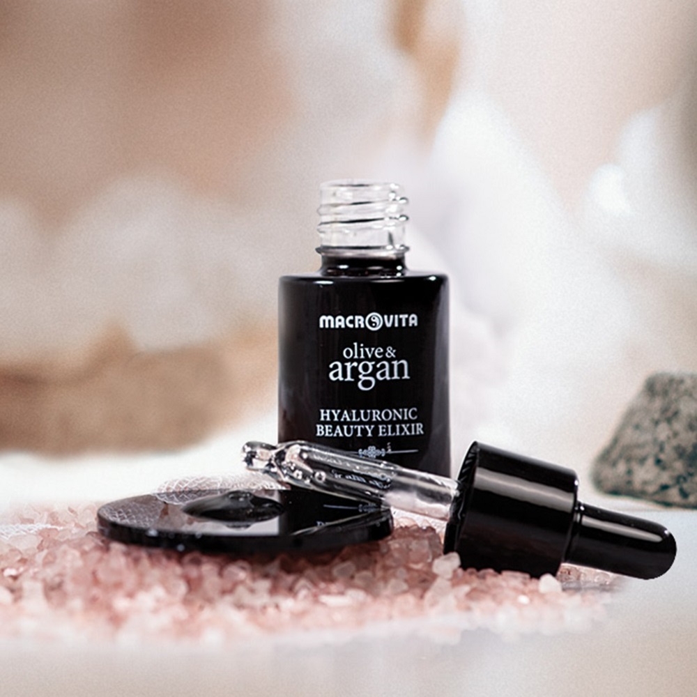 Macrovita Olive & Argan Hialuronowy Eliksir Piękna z arganowymi komórkami macierzystymi 15ml