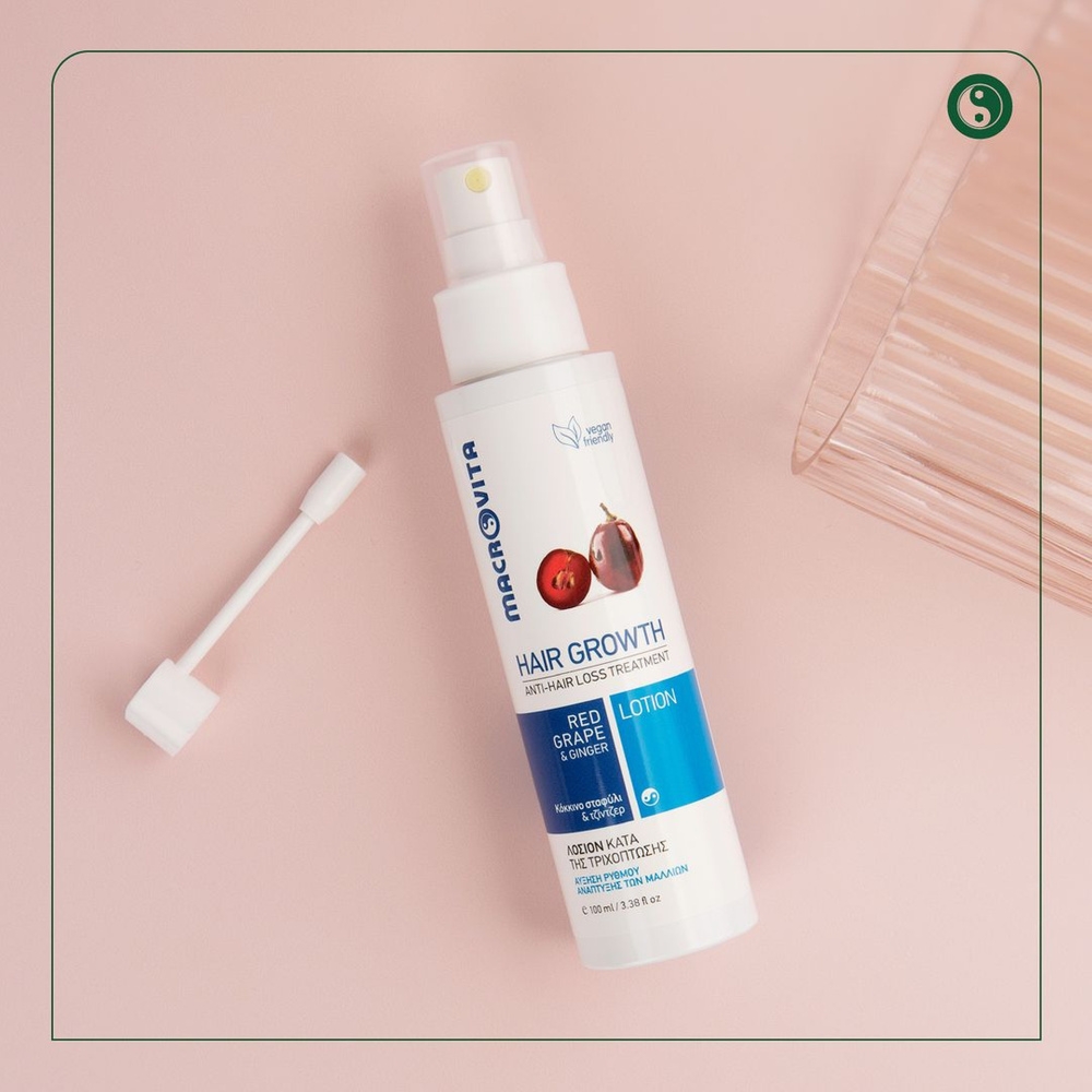 Macrovita naturalny lotion stymulujący porost włosów z czerwonymi winogronami i imbirem 100ml