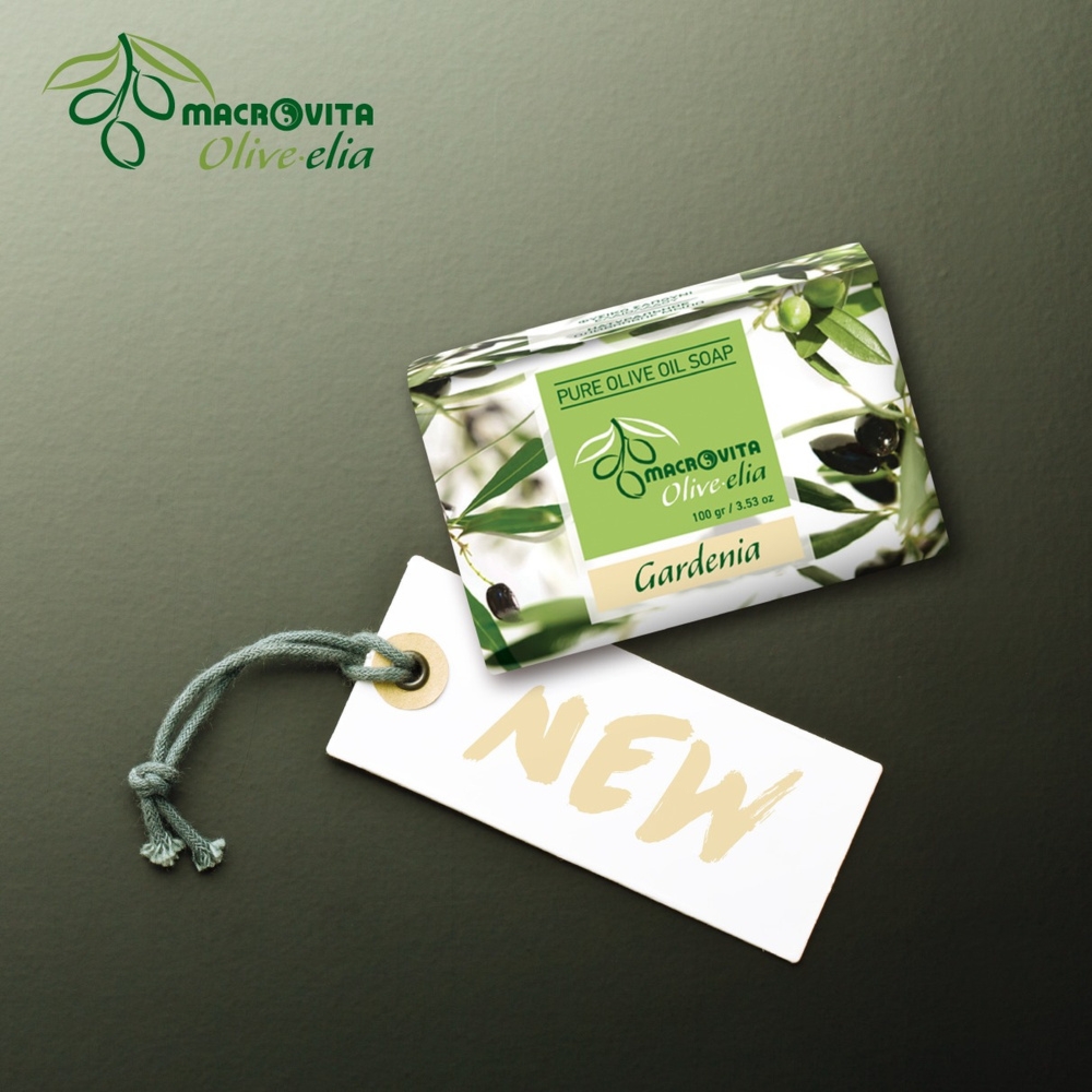 Macrovita Olive.elia mydło z czystej oliwy Gardenia 100g