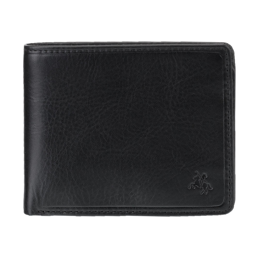 Mały portfel skórzany Visconti TSC-46 RFID – czarny