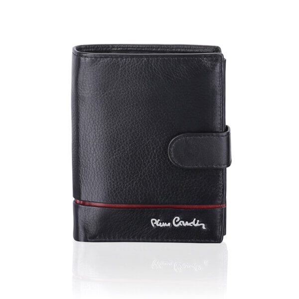 Zapinany portfel męski Pierre Cardin TILAK15 326A RFID – czerwony