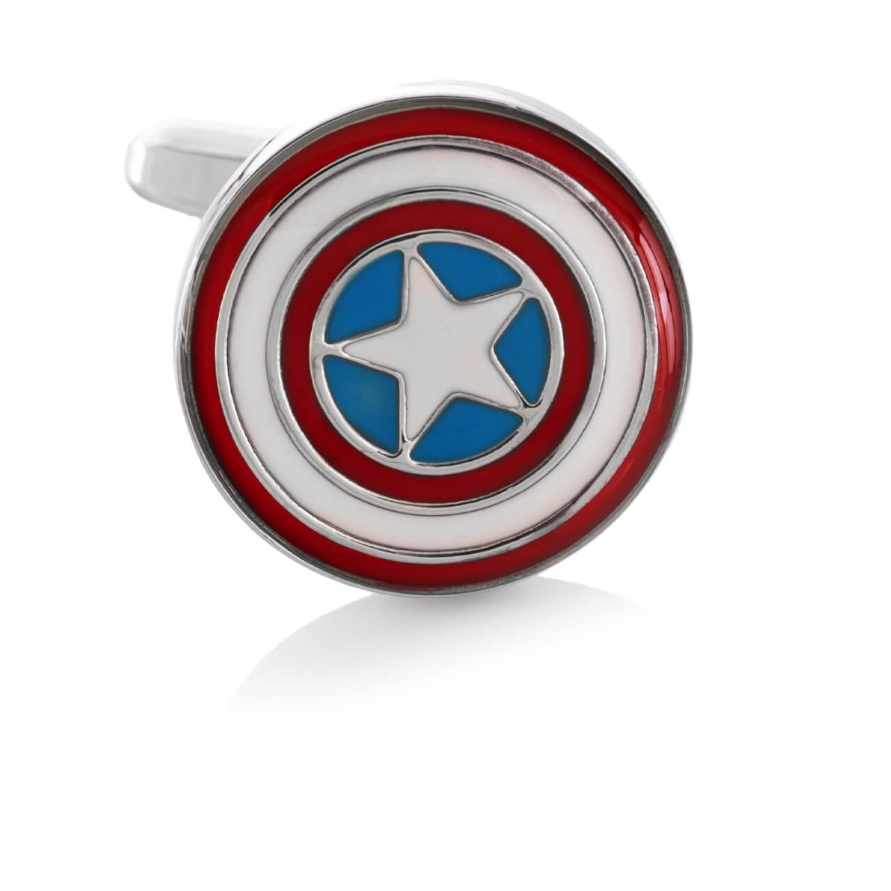 Spinki do mankietów Superbohater Marvel Kapitan Ameryka