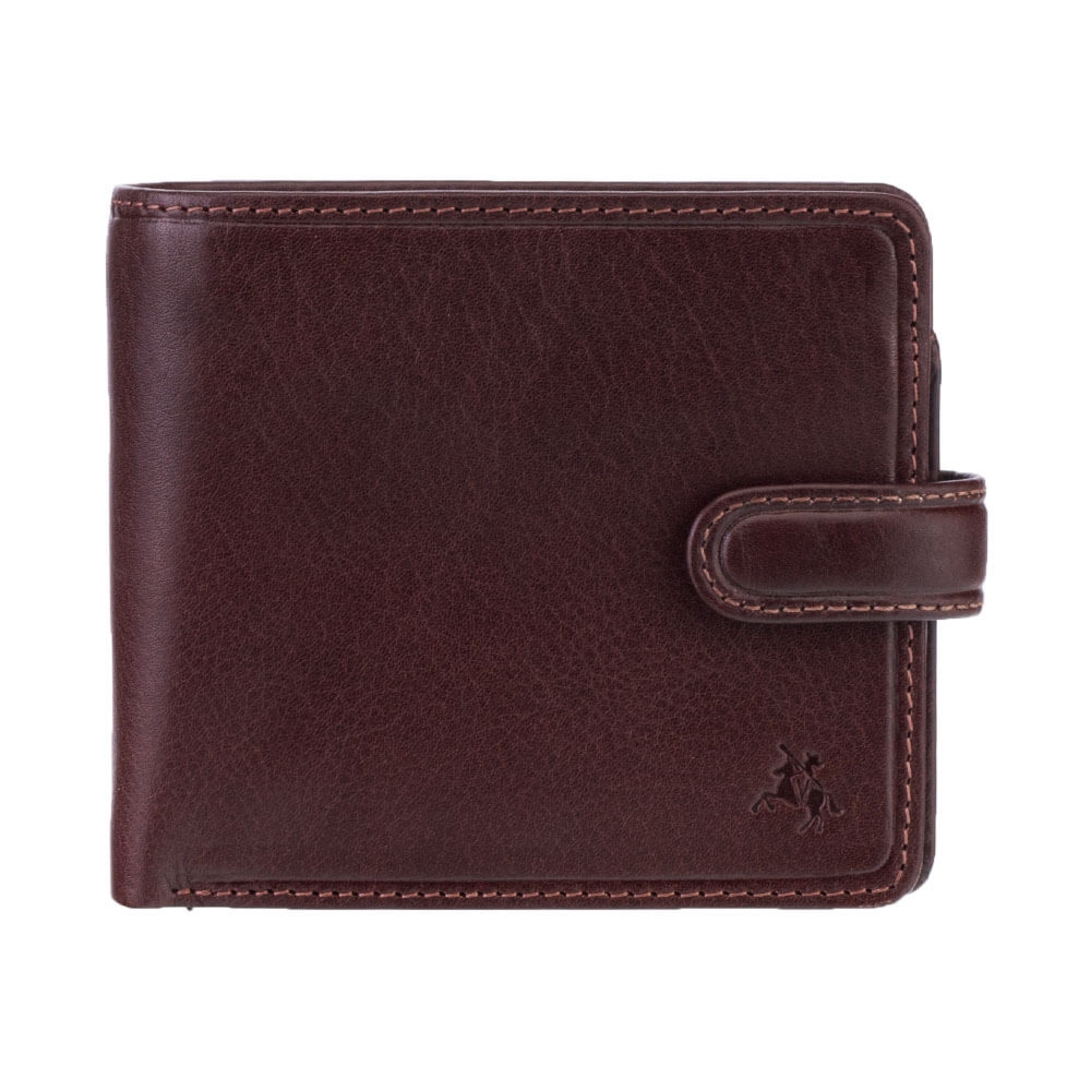 Portfel męski Visconti TSC-42 RFID – brązowy ciemny