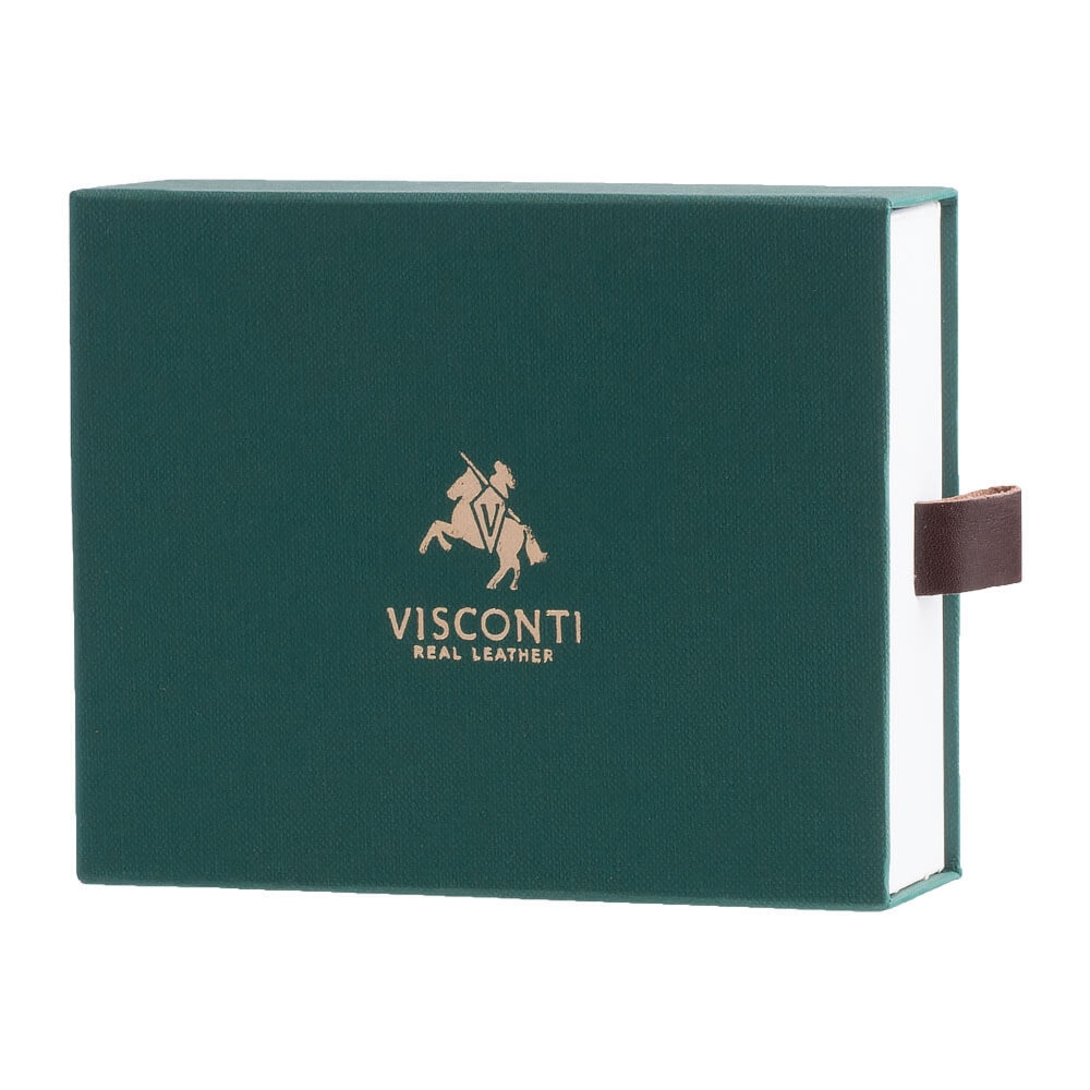 Portfel męski Visconti TSC-42 RFID – jasny brąz