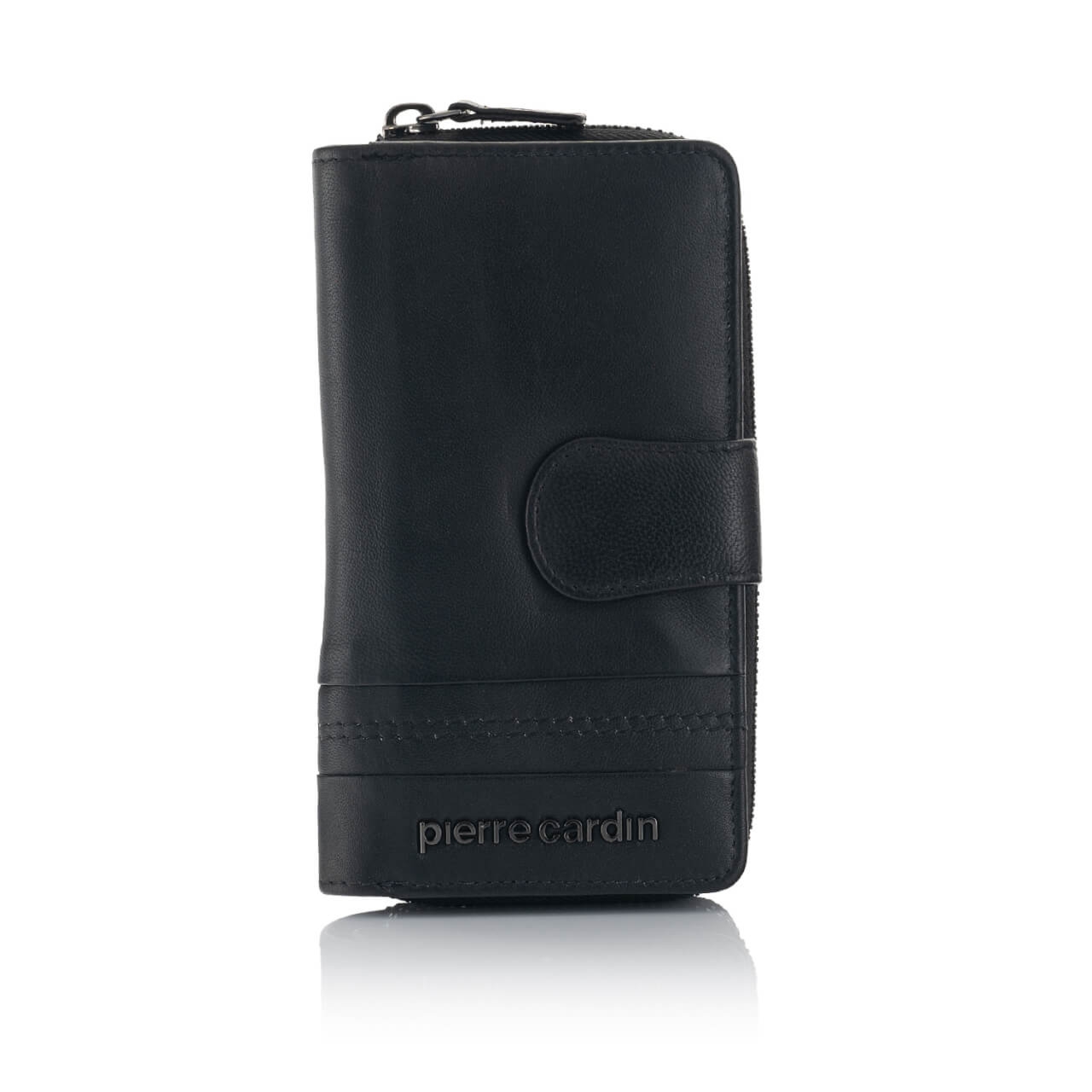 Portfel damski Pierre Cardin ze skóry naturalnej TILAK130 2202 – czarny