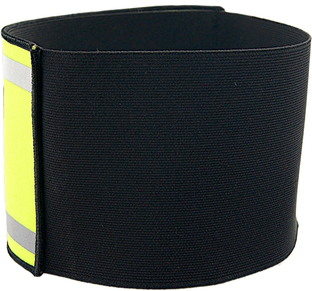 Opaska naramienna odblaskowa TRANSPORT MEDYCZNY - z gumą