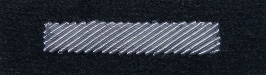 Stopień Wojska Polskiego haftowany bajorkiem do beretu czarnego - starszy szeregowy