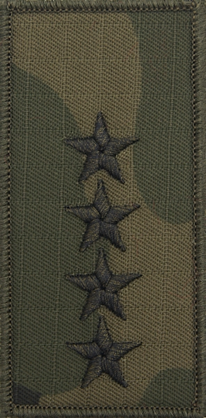 Oznaka stopnia do umundurowania polowego (mała) - starszy chorąży sztabowy