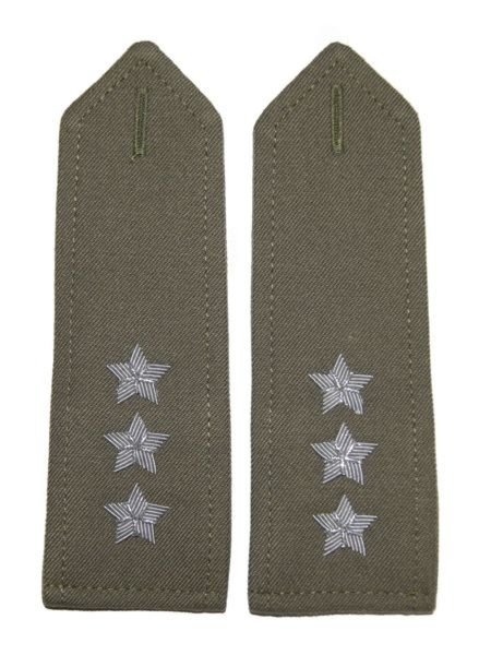Pagony khaki do koszulo-bluzy Wojska Polskiego - porucznik