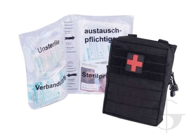 Apteczka Mil-Tec 43 elementy First Aid Set - Czarny