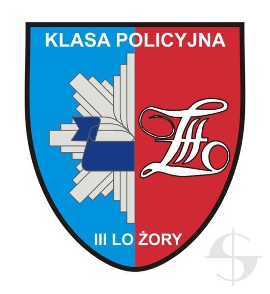 Emblemat szkolny III LO Żory - KLASA POLICYJNA