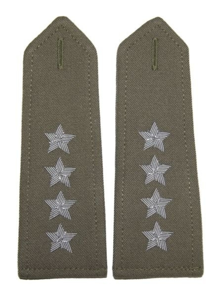 Pagony khaki do koszulo-bluzy Wojska Polskiego - kapitan
