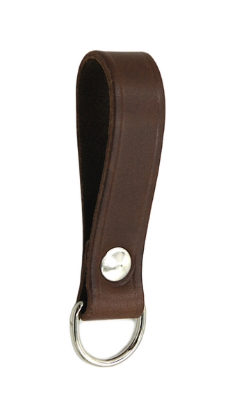 Bojówka do pasa głównego - skórzana, brązowa