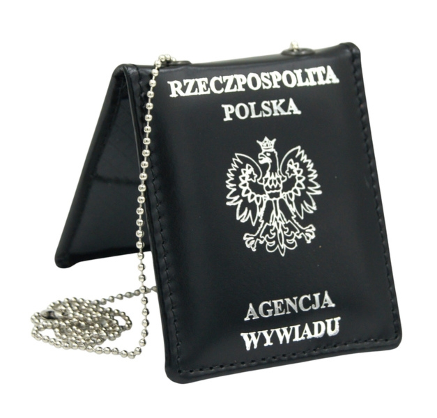 Etui na legitymację Agencji Wywiadu