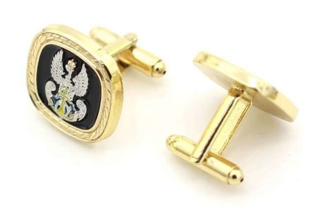 Komplet spinek do mankietów - Marynarka Wojenna