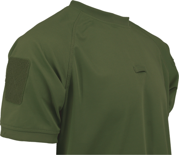 T-shirt poliestrowy - oliwkowy