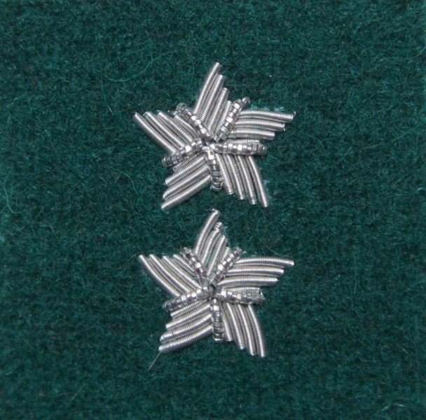 Stopień Wojska Polskiego haftowany bajorkiem do beretu zielonego - starszy chorąży