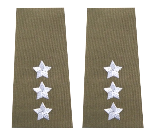 Pagony (pochewki) wyjściowe Wojsk Lądowych - porucznik