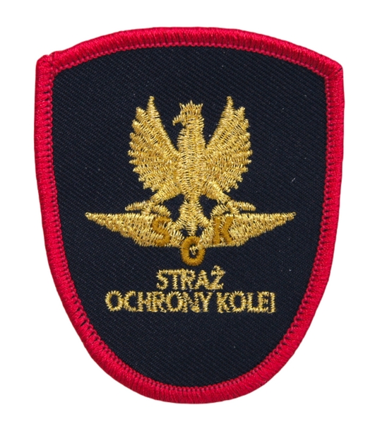 Orzełek do czapki polowej - Straż Ochrony Kolei