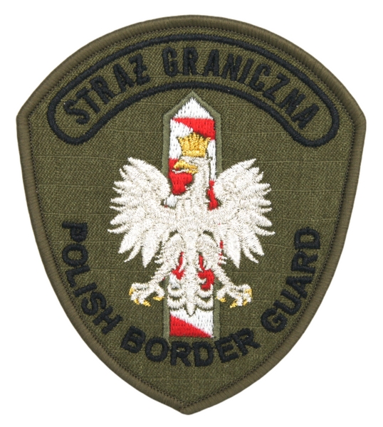 Emblemat naramienny Straży Granicznej - służbowy