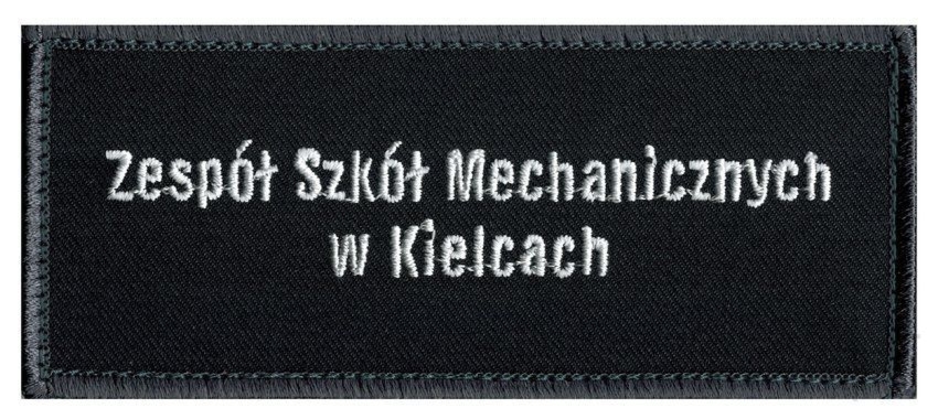 Naszywka prostokątna Zespół Szkół Mechanicznych w Kielcach
