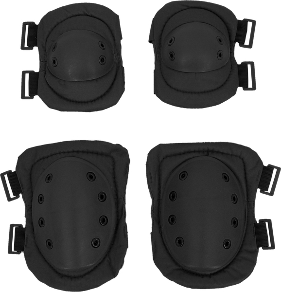 Ochraniacze na łokcie i kolana - czarne