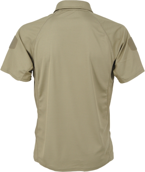 Koszulka polo poliestrowa - beżowa