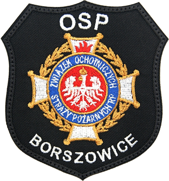 Emblemat naramienny - Ochotnicza Straż Pożarna - BORSZOWICE