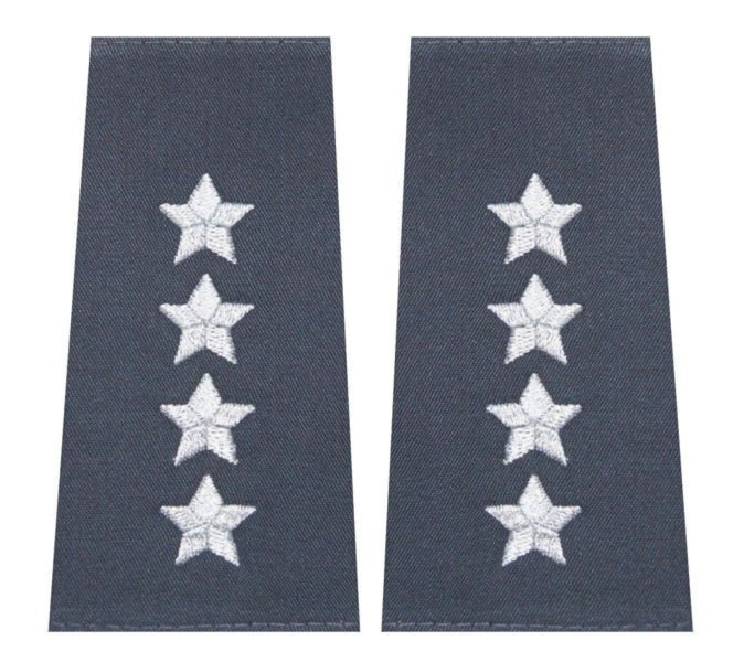 Pagony (pochewki) do kurtki całorocznej Służby Więziennej - kapitan