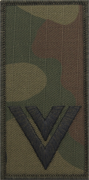 Oznaka stopnia do umundurowania polowego (mała) - starszy sierżant