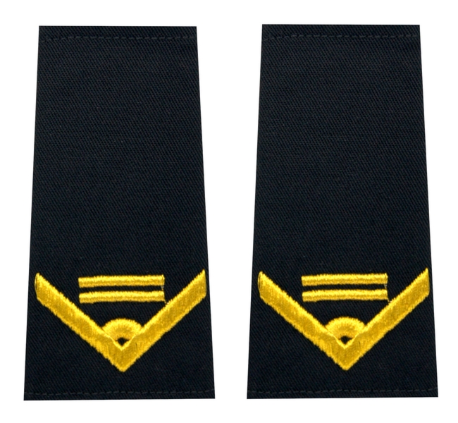 Pagony (pochewki) wyjściowe Marynarki Wojennej - starszy chorąży