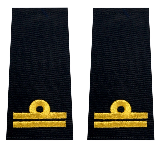 Pagony (pochewki) wyjściowe Marynarki Wojennej - podporucznik